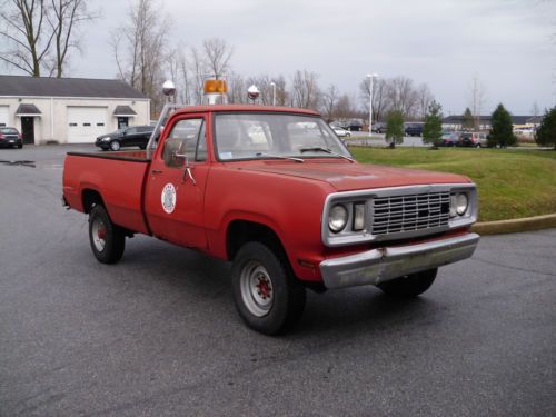 Dodge power wagon pickup truck w200 4x4 318 m880 50k miles project