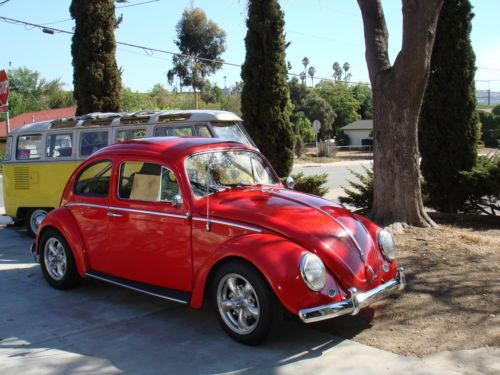 1963 vw bug  beetle 2165cc  63 red volkswagen california classic 61  62 64 65 66