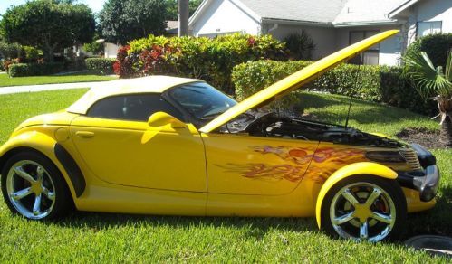 1999 plymouth prowler convertible - original owner, custom paint, low miles!