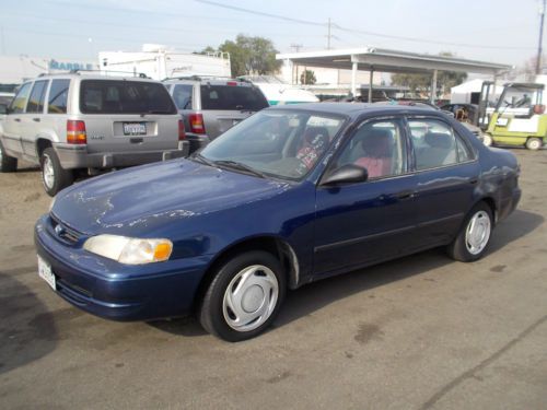 1998 toyota corolla, no reserve