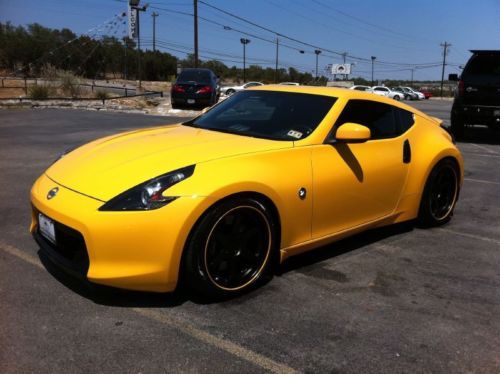 2009 nissan 370z manual sport package chicane yellow pearl