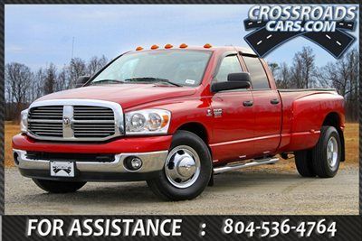 2009 ram3500 slt quad cab 6.7l cummins diesel drw infinity sound bighorn crcars