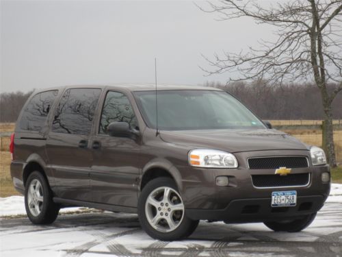 2008 chevrolet uplander ls minivan mini van chevy 7 passenger brown ext