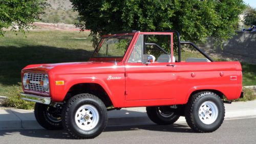 1974 ford bronco frame off restoration 55k+ invested v8 auto power steering disc