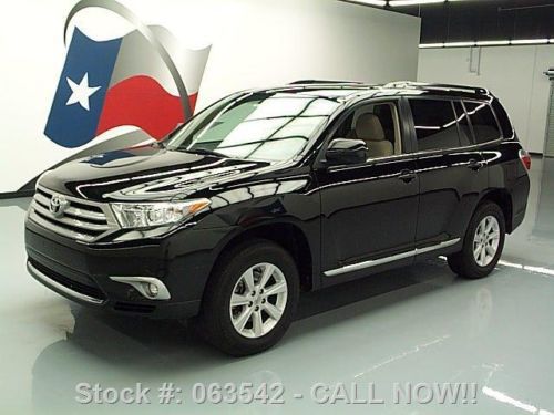 2012 toyota highlander 6-pass rear cam alloy wheels 51k texas direct auto