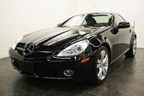 Slk350 roadster sport premium amg navigation rcam 15k miles we finance