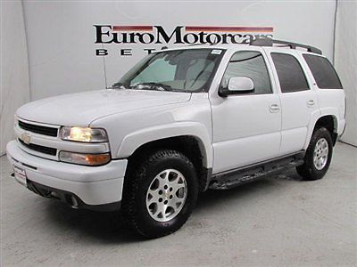 Low miles  z71 summit white tan leather 06 04 financing tow hitch package towing