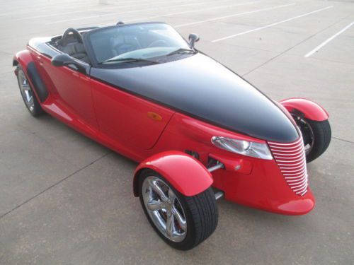 1999 plymouth prowler convertible - red - must go!!!