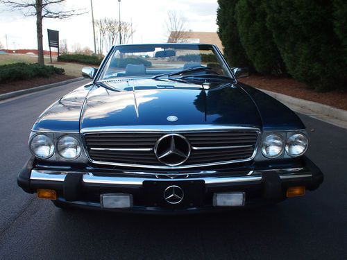 1987 560 sl convertible roadster 87 560sl  must see no reserve auction hard top
