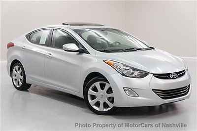 5-days *no reserve* &#039;13 elantra limited leather roof bluetooth carfax best deal