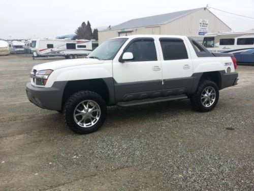 2002 chevrolet avalanche 1500 z71 crew cab pickup 5.3l v8 custom lifted chevy