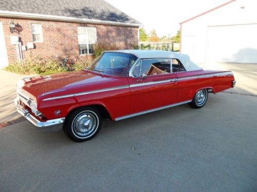 1962 chevrolet impala super sport 409/409 convertible fully restored.