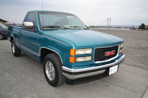 1994 gmc c1500 sierra sle standard cab pickup 2-door 5.7l low miles