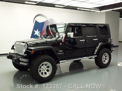 2010 jeep wrangler unltd sahara 4x4 4dr hardtop 38k texas direct auto