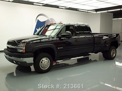 2003 chevy silverado 3500 lt crew dually 8.1l long bed! texas direct auto