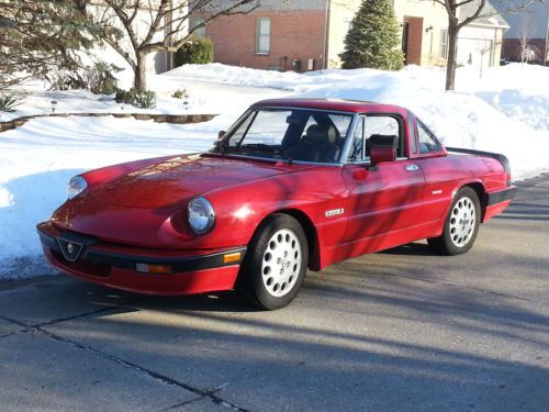 Alfa romeo 1989 quadrifoglio spider *no reserve*  low miles clear carfax