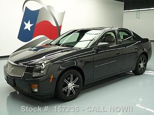 2005 cadillac cts sedan htd leather sunroof nav 42k mi texas direct auto