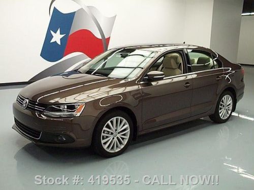 2013 volkswagen jetta sedan tdi diesel sunroof nav 8k! texas direct auto