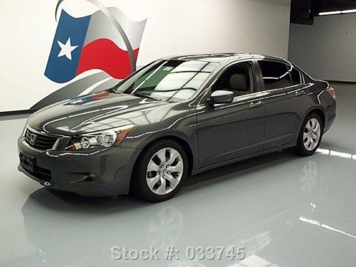 2008 honda accord ex-l v6 sedan htd leather sunroof nav texas direct auto