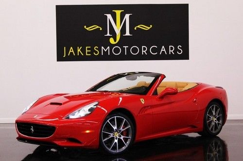 2010 ferrari california, red/tan, $231k msrp, highly optioned, pristine 1-owner!