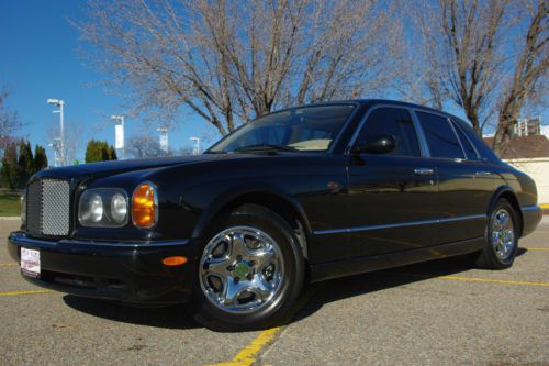 1999 bentley arnage green label 37k miles 4.4 liter turbo v8 black on tan clean!