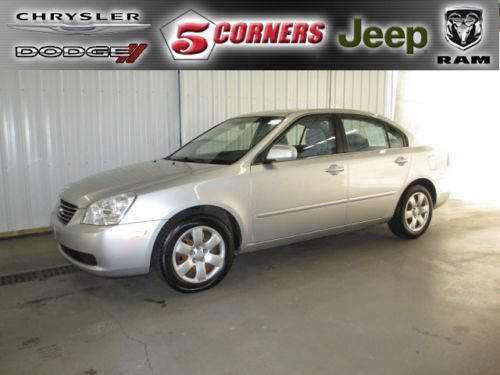 2007 silver kia optima lx 4 door - 1 owner - 30+mpg!