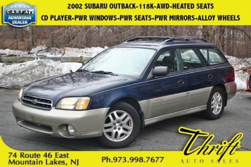 2002 subaru outback-118-awd-heated seats-cd player-pwr windows-pwr seats