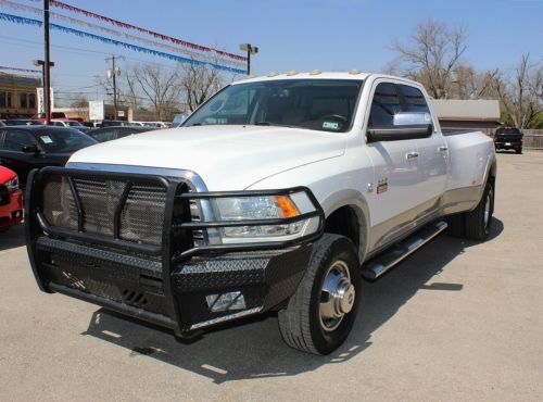 Laramie 4x4 dually leather grill guard bed liner alpine mp3 nav camera uconnect