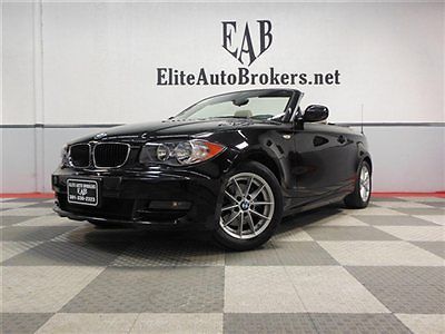 Navigation- 6 spd-31k-clean carfax-2011 bmw 128i convertible *no reserve*