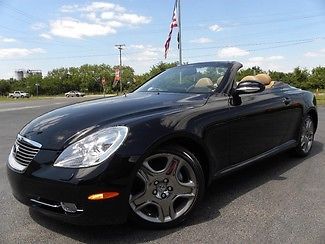 Sc430*blakc/tan*nav*levinson*graphite wheels*carfax cert*serviced*we finance*fla