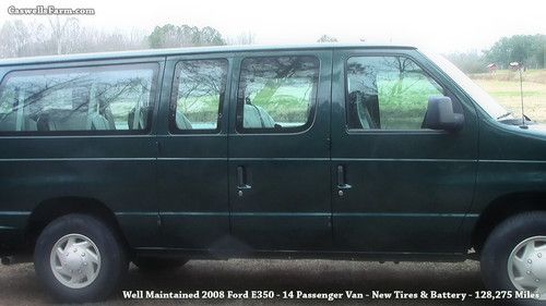 2008 ford e350 14 passenger van