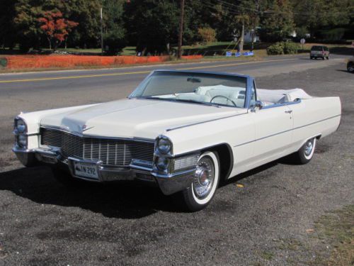 1965 cadillac deville convertible 2-door 7.0l