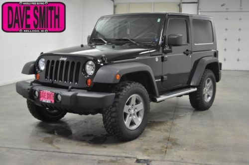 10 wrangler rubicon 4x4 hard top auto 2 door cloth seats running boards ac tow