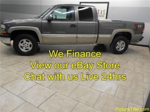 01 silverado ext cab z71 4x4 4wd tool box dual exhaust we finance texas