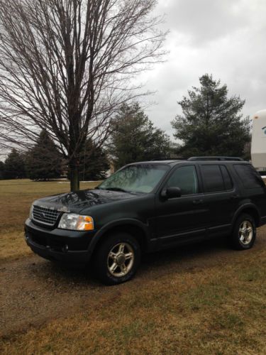 2003 4x4 aspen green ford explorer xlt