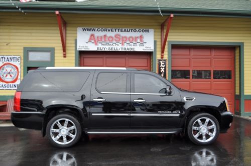 2008 cadillac escalade esv awd great shape fully loaded new tires 3rd row dvd!