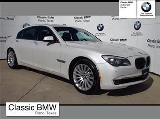 10 bmw 750li - certified lux seats/prem sound/camera/rare mineral white!!!