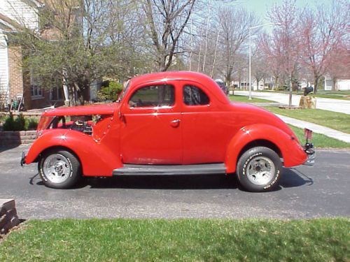 Ford 5 window coupe, chevy supercharged 350 engine