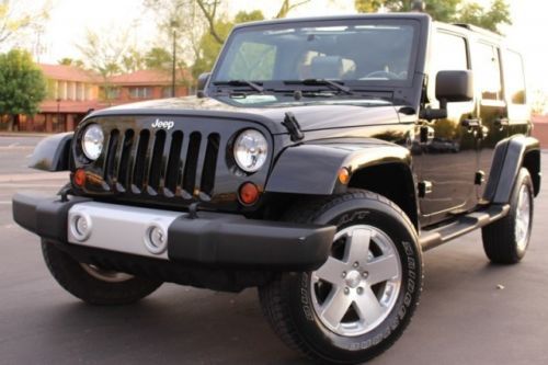 2010 jeep wrangler sahara unlimited 4wd 4dr--we finance