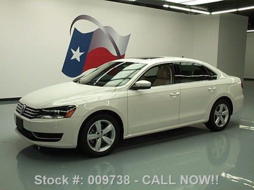 2013 volkswagen passat se sunroof navigation 10k miles texas direct auto