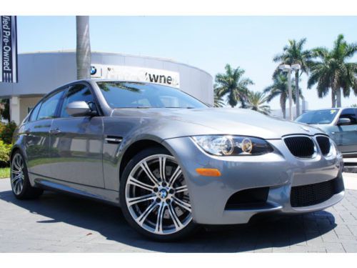 2010 bmw m3 sedan m double clutch technology premium clean carfax florida car