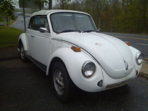 1978 beetle convertible runs good, hard to find and rare