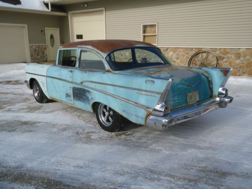 1957 Chevy 2door sedan, 210, Arizona car, rat rod or project car, US $15,757.00, image 2
