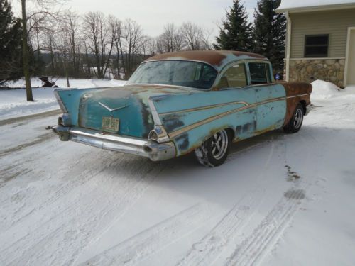 1957 Chevy 2door sedan, 210, Arizona car, rat rod or project car, US $15,757.00, image 3