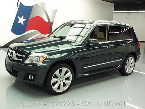 2010 mercedes-benz glk350 4matic awd pano roof nav 32k texas direct auto