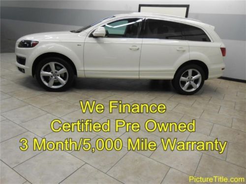 09 q7 awd s-line tdi diesel gps navi camera pano roof warranty we finance texas