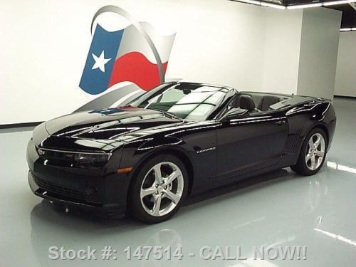 2014 chevy camaro convertible 2lt rs leather nav 15k mi texas direct auto