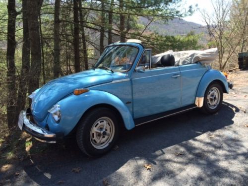 1979 volkswagen super beetle convertible 1.6l