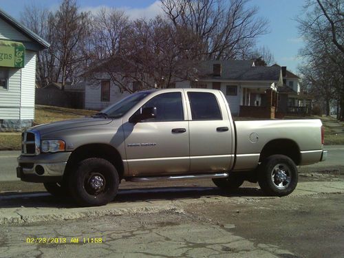 Dodge 4x4 quad cab cummins diesel sb at needs motor work bad engine clean truck!