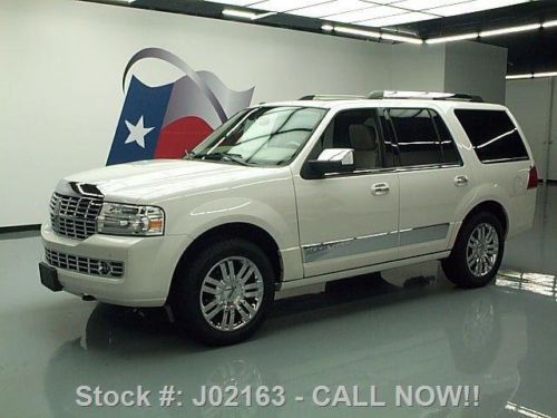 2010 lincoln navigator 4x4 elite sunroof nav pwr steps! texas direct auto